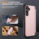 3 in 1 Flip Holder Phone Case for Samsung Galaxy S24 5G - Pink