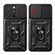 Sliding Camera Cover Design TPU+PC Phone Case for iPhone 15 Pro Max - Black