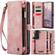 CaseMe 008 Detachable Multifunctional Leather Phone Case for Samsung Galaxy S24 5G - Pink