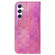 Colorful Magnetic Buckle Leather Phone Case for Samsung Galaxy S24 5G - Pink