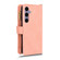 Litchi Texture Zipper Leather Phone Case for Samsung Galaxy S24 5G - Pink