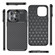 Carbon Fiber Texture Shockproof TPU Phone Case for iPhone 15 Pro Max - Black