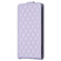 Diamond Lattice Vertical Flip Leather Phone Case for Samsung Galaxy S24 5G - Purple