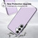 Leather Texture Full Coverage Phone Case for Samsung Galaxy S24 5G - Purple