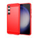 Brushed Texture Carbon Fiber TPU Phone Case for Samsung Galaxy S24 5G - Red