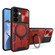 CD Texture Sliding Camshield Magnetic Holder Phone Case for Samsung Galaxy S24 5G - Red