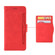 Skin Feel Calf Texture Card Slots Leather Phone Case for Samsung Galaxy S24 5G - Red