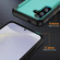 3 in 1 Flip Holder Phone Case for Samsung Galaxy S24 5G - Cyan