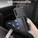 5G Fierre Shann Oil Wax Cow Leather Card Holder Back Phone Case for Samsung Galaxy A15 - Black