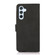 KHAZNEH Matte Texture Leather Phone Case for Samsung Galaxy A15 - Black