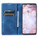 4G Totem Embossed Magnetic Leather Phone Case for Samsung Galaxy A15 - Blue
