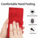 Flower Butterfly Embossing Pattern Leather Phone Case for Samsung Galaxy A15 - Red