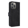 Skin Feel Magnetic Flip Leather Phone Case for iPhone 15 Pro Max - Black