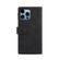 ESEBLE Retro Frosted RFID Flip Leather Phone Case for iPhone 15 Pro Max - Black