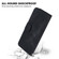 7-shaped Embossed Leather Phone Case for iPhone 15 Pro Max - Black