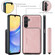 5G JEEHOOD Magnetic Zipper Horizontal Flip Leather Phone Case for Samsung Galaxy A15 - Pink