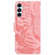 Tiger Embossing Pattern Flip Leather Phone Case for Samsung Galaxy A15 - Pink