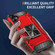 5G Shockproof Metal Holder Phone Case for Samsung Galaxy A15 - Red