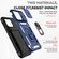 Sliding Camshield Holder Phone Case for iPhone 15 Pro Max - Blue