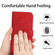 Skin Feel Sun Flower Embossed Flip Leather Phone Case with Lanyard for iPhone 15 Pro Max - Red