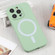 Liquid Silicone Magsafe Phone Case for iPhone 15 Pro Max - Green