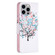 Colored Drawing Pattern Leather Phone Case for iPhone 15 Pro Max - Tree