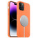 MagSafe Liquid Silicone Full Coverage Phone Case for iPhone 15 Pro Max - Orange