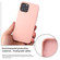 Liquid Silicone Phone Case for iPhone 15 Pro Max - Sand Pink