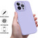 LK MagSafe Magnetic Silicone Phone Case for iPhone 15 Pro Max - Purple