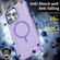 Skin Feel TPU + PC MagSafe Magnetic Phone Case for iPhone 15 Pro Max - Transparent Purple