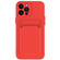 Skin Feel Card Contrast Color Button TPU Phone Case for iPhone 15 Pro Max - Red