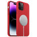 MagSafe Liquid Silicone Full Coverage Phone Case for iPhone 15 Pro Max - Red