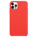 Solid Silicone Phone Case for iPhone 15 Pro Max - Red