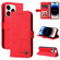 Skin Feel Life Tree Leather Phone Case for iPhone 15 Pro Max - Red