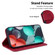 7-shaped Embossed Leather Phone Case for iPhone 15 Pro Max - Red