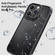 iPAKY MG Series Carbon Fiber PC + TPU Protective Phone Case for iPhone 15 Pro - Black
