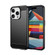 Brushed Texture Carbon Fiber TPU Phone Case for iPhone 15 Pro - Black