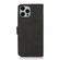 KHAZNEH Matte Texture Leather Phone Case for iPhone 15 Pro - Black