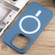 MagSafe Liquid Silicone Phone Case for iPhone 15 Pro - Blue