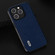 ABEEL Carbon Fiber Texture Protective Phone Case for iPhone 15 Pro - Dark Blue