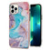 Electroplating Pattern IMD TPU Shockproof Case for iPhone 15 Pro - Milky Way Blue Marble