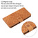 Ethnic Style Embossed Pattern Leather Phone Case for iPhone 15 Pro - Brown