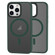 Brilliant Series MagSafe Micro-frosted Anti-fingerprint PC Phone Case for iPhone 15 Pro - Green