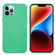 Solid Color Silicone Phone Case for iPhone 15 Pro - Green