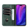 AZNS Magnetic Calf Texture Flip Leather Phone Case for iPhone 15 Pro - Dark Green