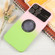 Gradient Silicone Shockproof Magsafe Phone Case with Lens Film for iPhone 15 Pro - Pink Green