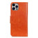 Nappa Texture Leather Case for iPhone 15 Pro - Orange