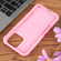 Non-slip Shockproof Armor Phone Case for iPhone 15 Pro - Pink