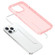 Two-color Shockproof High Transparency TPU Phone Case for iPhone 15 Pro - Pink