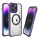 Double-sided Non-slip PC+TPU Magsafe Magnetic Phone Case for iPhone 15 Pro - Dark Purple